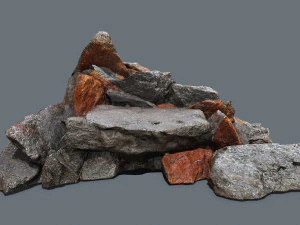 Felsen 3D Modell