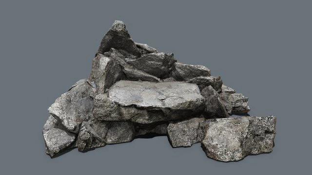 Rocks 3D Model .c4d .max .obj .3ds .fbx .stl .blend 