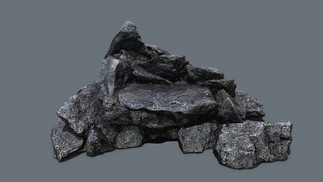 Rocks 3D Model .c4d .max .obj .3ds .fbx .stl .blend
