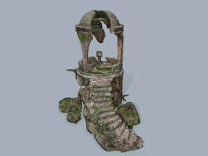 Old temple 3D Model