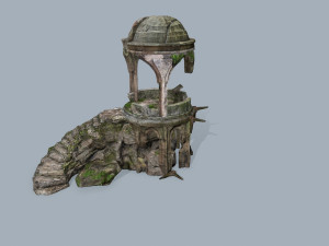 Old temple 3D Model