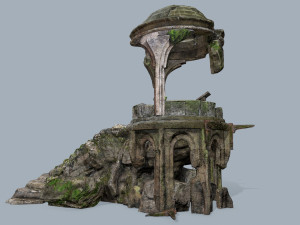 Old temple 3D Model