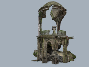 Old temple 3D Model