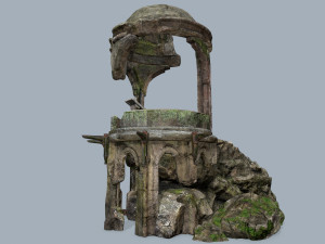 Old temple 3D Model