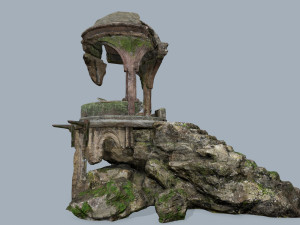 Old temple 3D Model