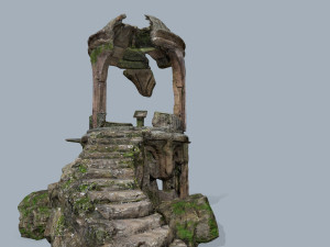 Old temple 3D Model