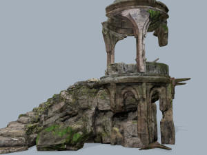 Old temple 3D Model