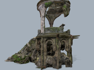 Old temple 3D Model