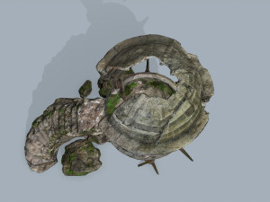Old temple 3D Model