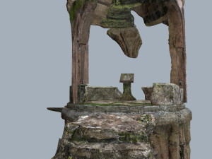 Old temple 3D Model