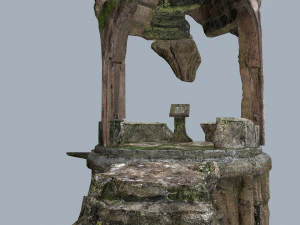Old temple 3D Model
