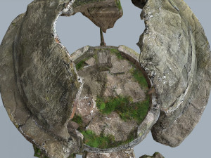 Old temple 3D Model
