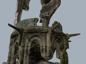 Old temple 3D Model