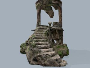 Old temple 3D Model