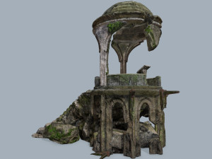 Old temple 3D Model