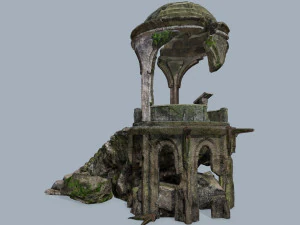 Old temple 3D Model