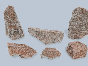 Desert rocks 3D Model