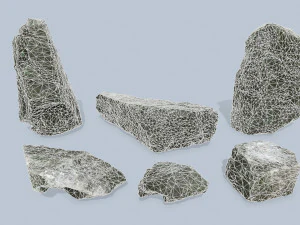 Cliff rocks 3D Model