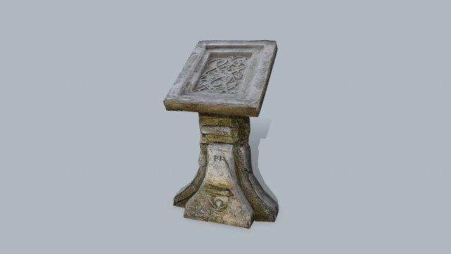 Lectern 3D 模型 .c4d .max .obj .3ds .fbx .stl .blend 