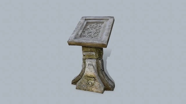 Lectern 3D Model .c4d .max .obj .3ds .fbx .stl .blend