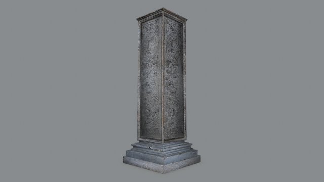 Ruin 3Dモデル .c4d .max .obj .3ds .fbx .stl .blend 