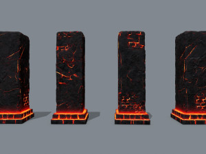 Monument ruins 3D Model