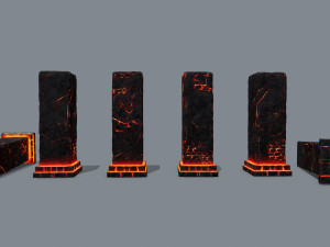 Monument ruins 3D Model
