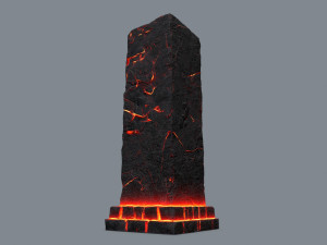 Monument ruins 3D Model