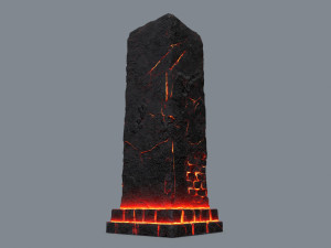 Monument ruins 3D Model