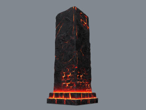 Monument ruins 3D Model