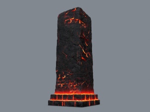 Monument ruins 3D Model
