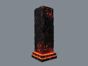 Monument ruins 3D Model