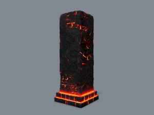 Monument ruins 3D Model