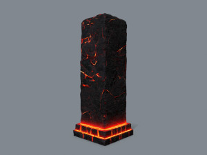 Monument ruins 3D Model