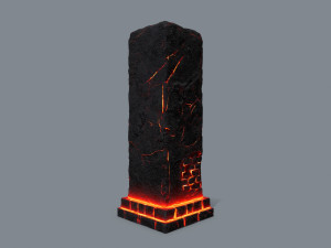 Monument ruins 3D Model