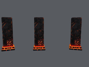 Monument ruins 3D Model