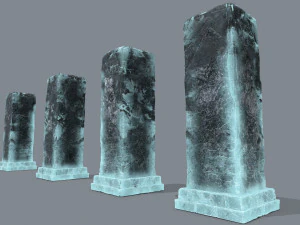 Руины памятника 3D Модель