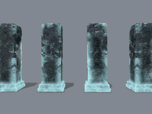 Monument ruins 3D Model
