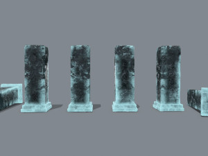 Monument ruins Model 3D