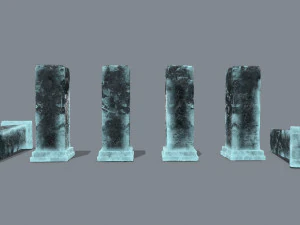 Monument ruins 3D Model