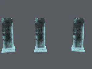 Monument ruins 3D Model
