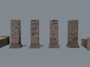 Monument ruins 3D 模型