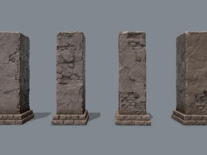 Monument ruins 3D 模型
