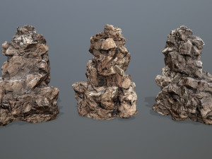 Desert rocks 3D 模型