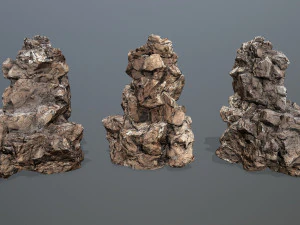Desert rocks 3D Model