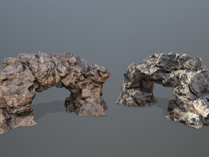 Desert rocks 3D 模型