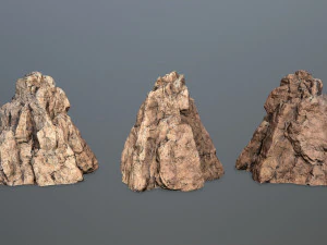 Desert rocks 3D Model