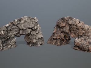 Desert rocks 3D 模型