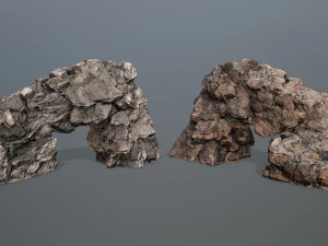 Desert rocks 3D Model