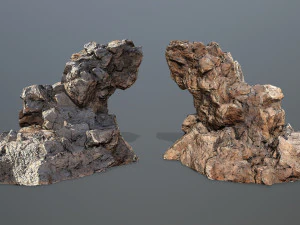 Desert rocks 3D Model